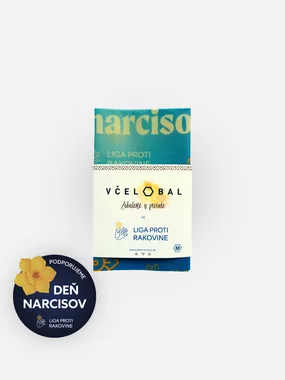 Voskovaný ubrousek Včelobal x Liga proti rakovine