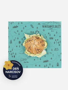 Voskovaný ubrousek Včelobal M