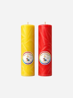 Přírodní svíčka z palmového vosku RAINBOW CANDLES