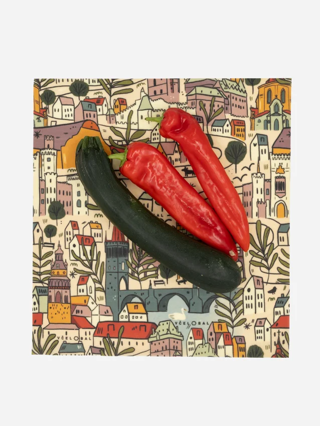 Voskované ubrousky Včelobal - Místa naše