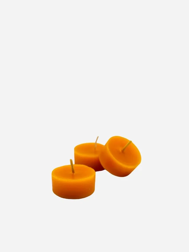 Bezobalové čajové svíčky - 12ks