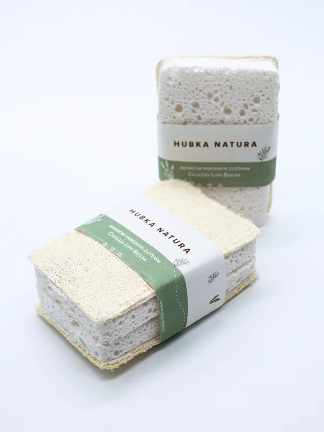 Ekologická bezplastová houbička (2ks)