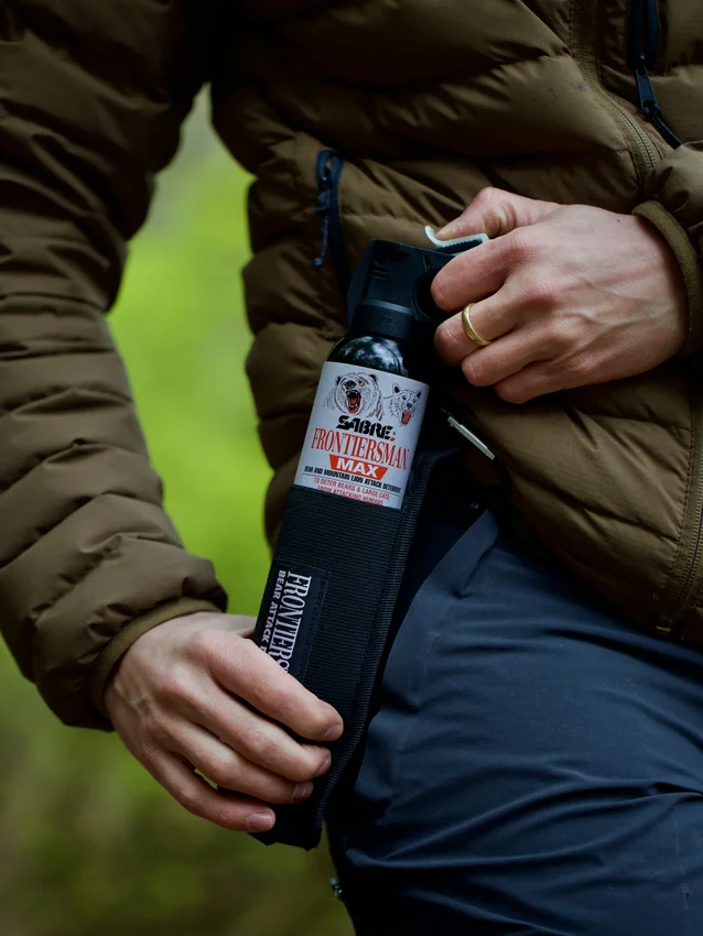 Sprej na medvědy SABRE + puzdro 3v1