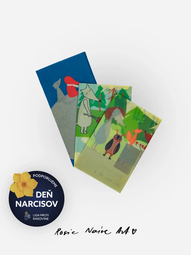 Voskované ubrousky Včelobal od Rosie - M+M+L