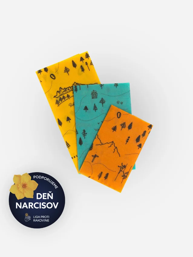 Voskované ubrousky Včelobal TRIO