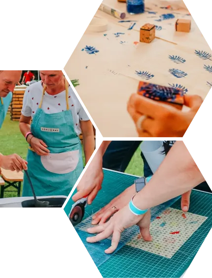 Fotky v šesťuholníku